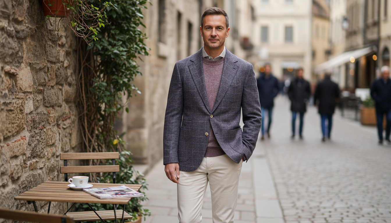 Wool-Silk Check Blazer: Fit, Styling & Care Guide