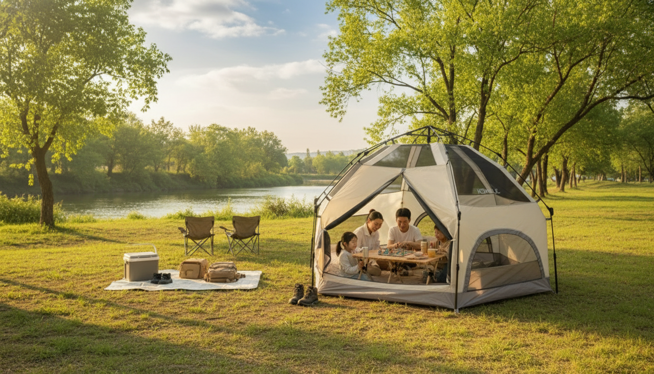 Windproof Mushroom Tent Guide: Fast-Setup Family Shelter