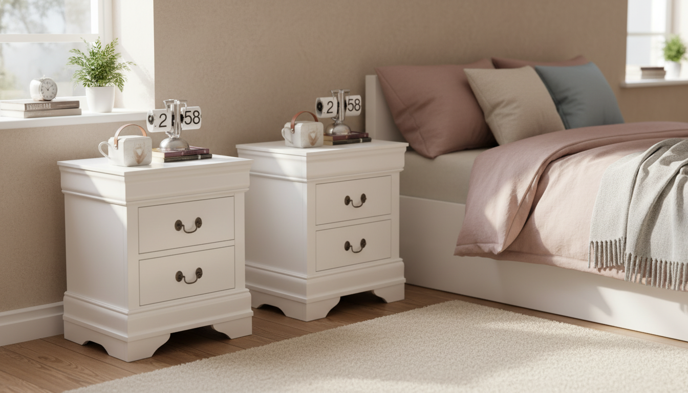 Fully Assembled 2-Drawer Wooden Nightstands: Set Guide
