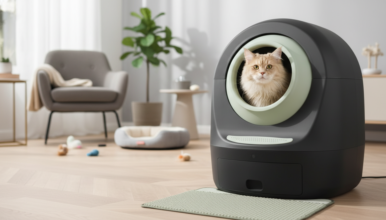 Oversized Self-Cleaning Litter Boxes for Large Cats