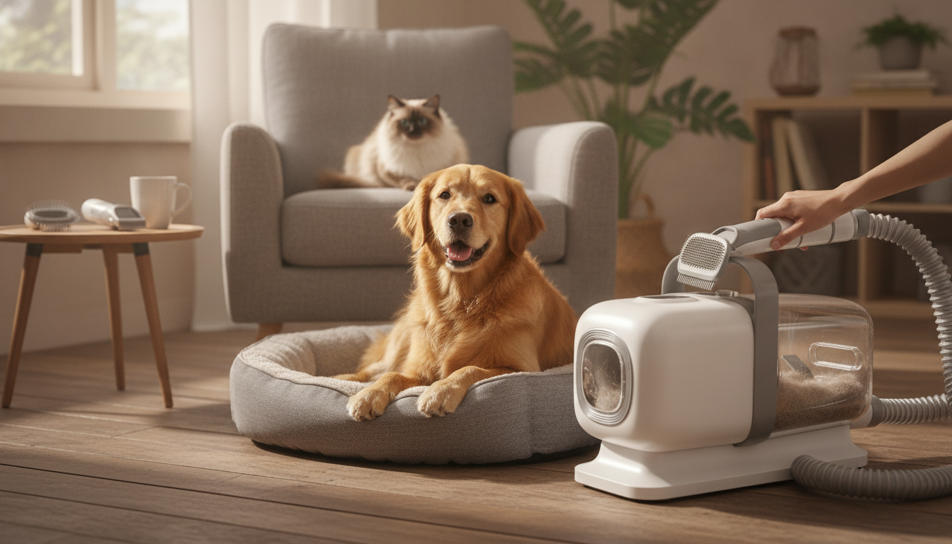 Vacuum Pet Grooming Kits: Quiet Deshedding & Trimming
