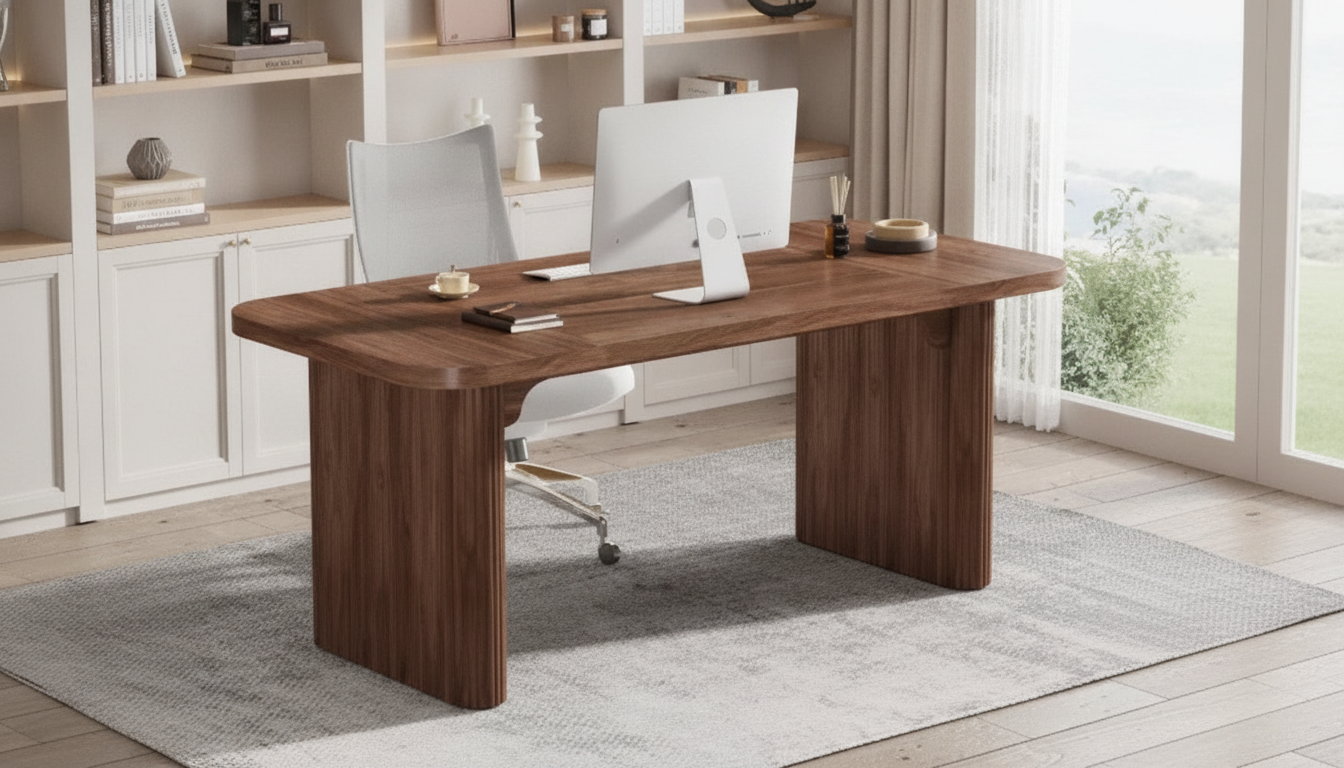 62-Inch Double-Pedestal Executive Desk: Wood Top Guide