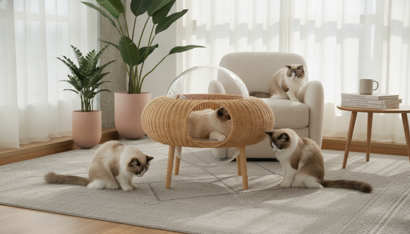 All-Season Luxury Cat Nest Bed: Size, Fit & Care