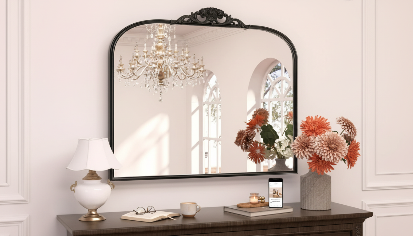 Antique Arched Metal Mirror Guide: Size, Finish, Install