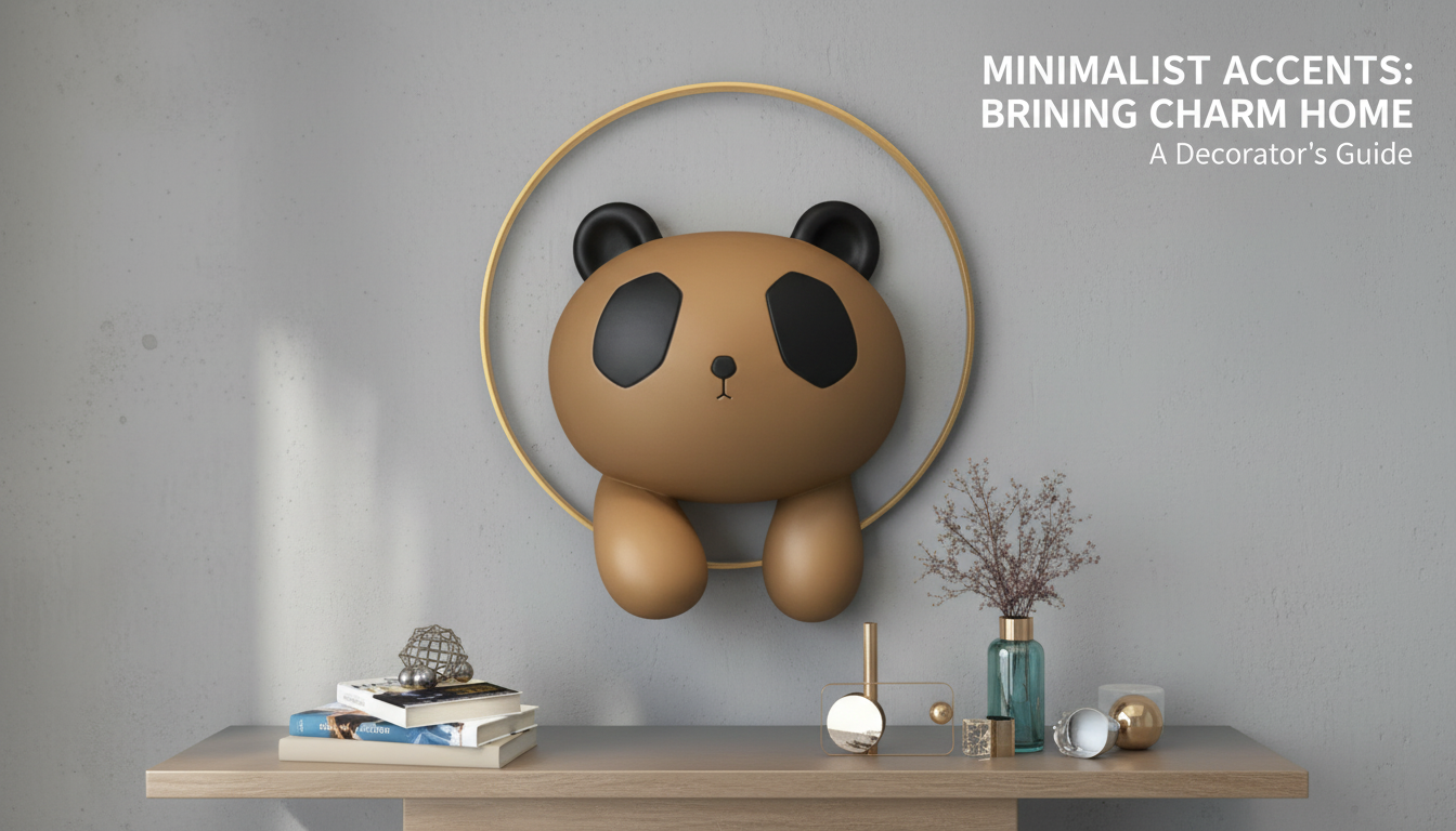 Nordic Panda Wall Sculpture: Modern Placement & Styling