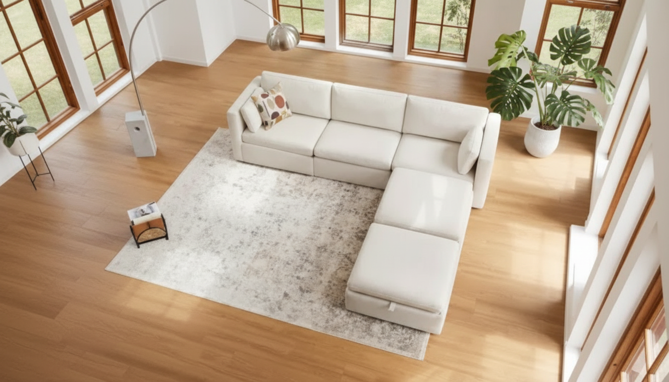 Oversized Modular Cloud Sectional: Reversible Chaise Guide