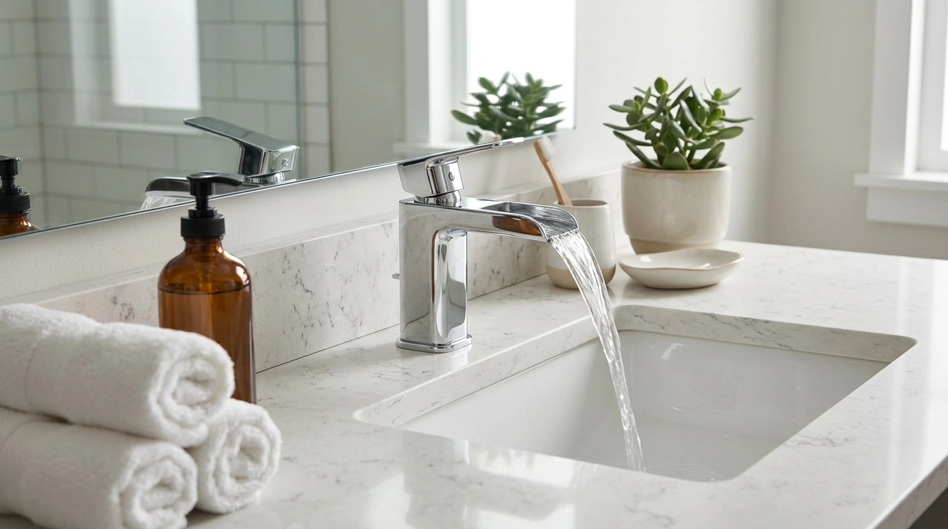 How to Keep a Waterfall Faucet Clean (Easy Routine)