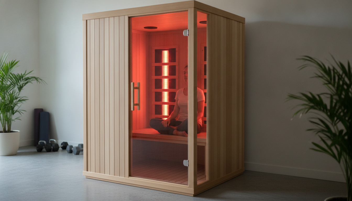One-Person Infrared Saunas With Red Light: What to Know