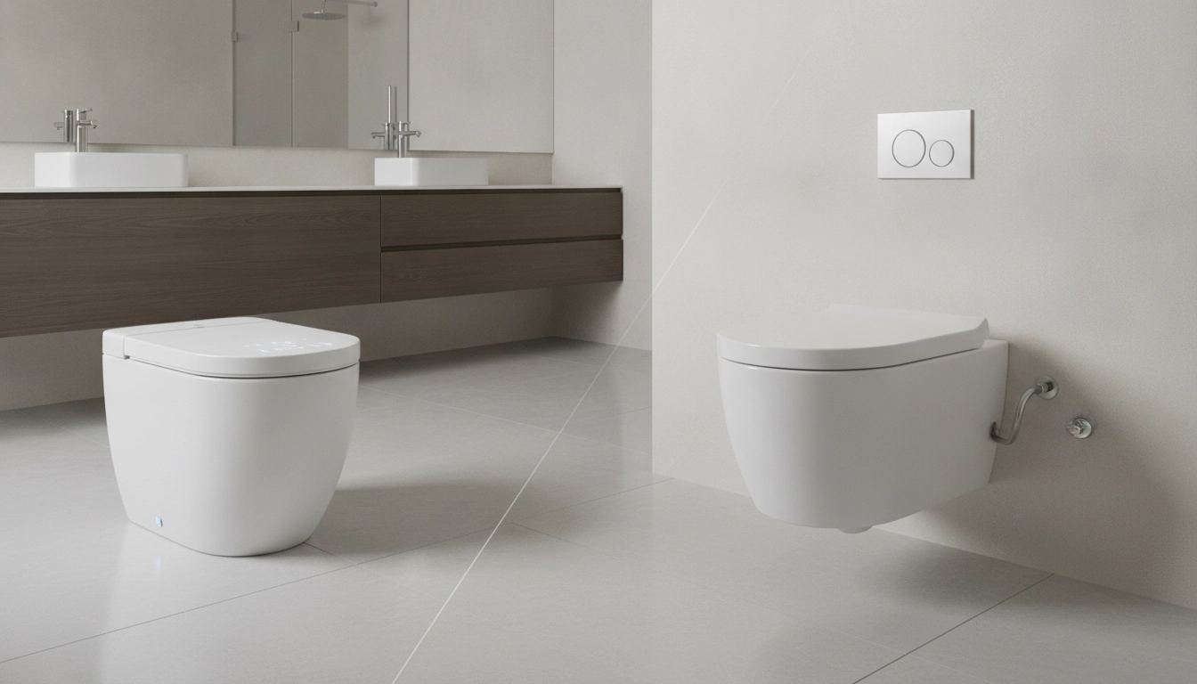 Floor-Mounted vs Wall-Hung Smart Toilets: Key Differences