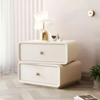 Rotating Bedside Tables with Drawers: Smooth, Smart Storage