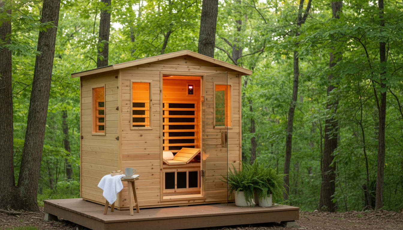 Best Outdoor Infrared Sauna for Comfortable 2-Person Use